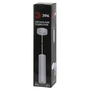 PL1 GU10 WH 300 Подсветка ЭРА подвесной, GU10, D80*300мм, белый (20/240)