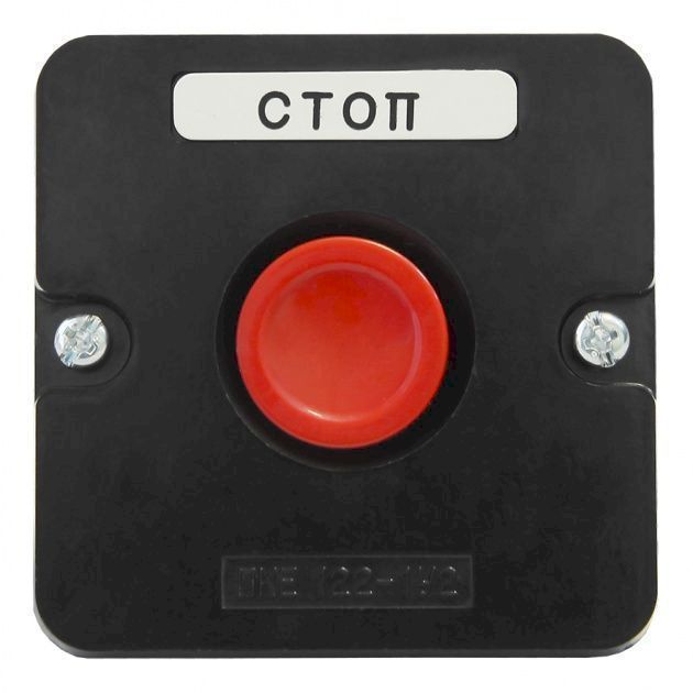 Пост кнопочный ПКЕ 122-1 У2 красный IP54 Пост кнопочный ПКЕ 122-1 У2 красный IP54