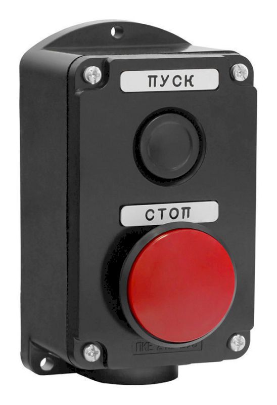 Пост кнопочный ПКЕ 212-2 У3 красный гриб IP40 Пост кнопочный ПКЕ 212-2 У3 красный гриб IP40