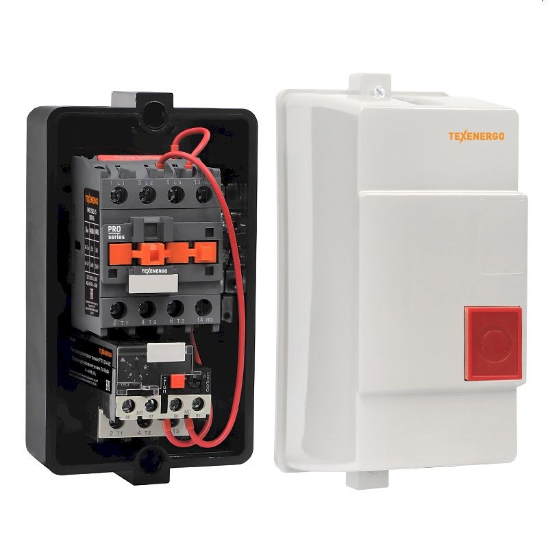 Пускатель магнитный ПМ12-025210  220В  20А    У2      2з+1р Класс Б EURO Texenergo