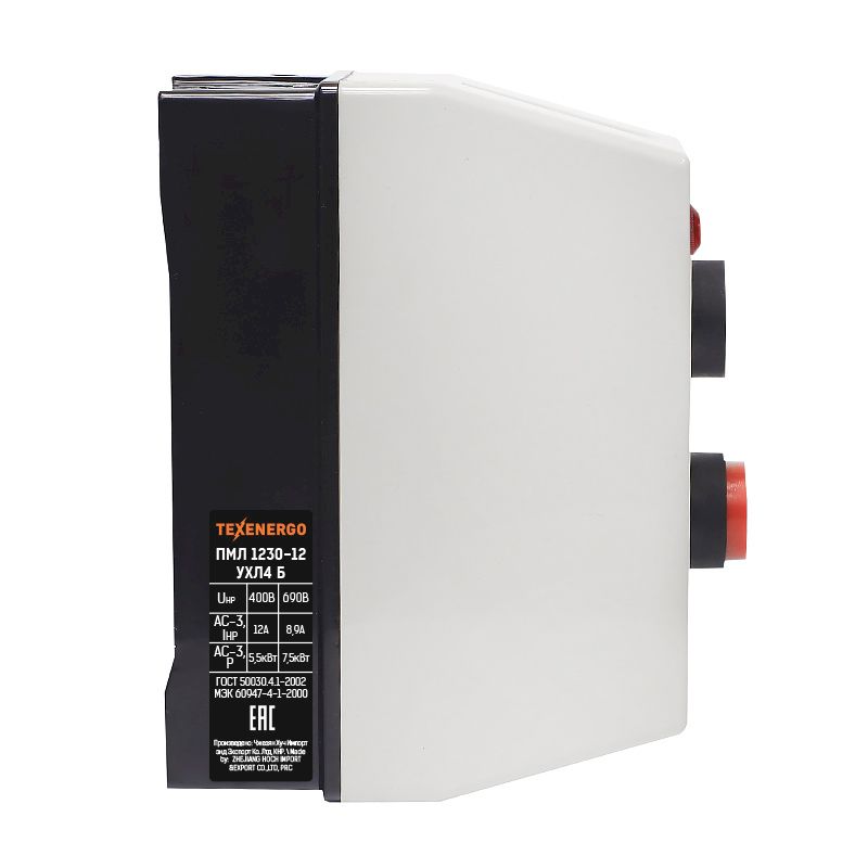 Пускатель магнитный ПМЛ 1230-12  400В  12А    У2 Б  РТЛ 1005-М2 (0,63-1,0А)    Теxenergo
