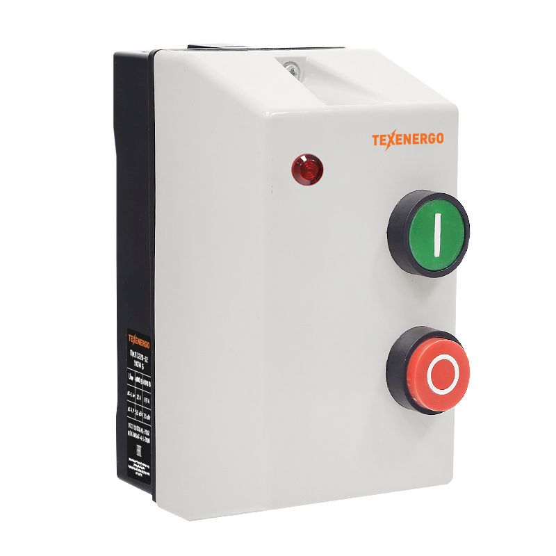 Пускатель магнитный ПМЛ 1230-12  400В  12А    У2 Б  РТЛ 1008-М2 (2,5-4А)    Теxenergo
