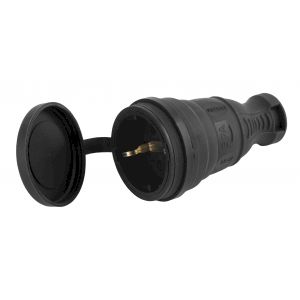 R8-B-IP44 ЭРА Разъём каучуковый c/з прямой 16A IP44 черный (25/250/1500) R8-B-IP44 ЭРА Разъём каучуковый c/з прямой 16A IP44 черный (25/250/1500)
