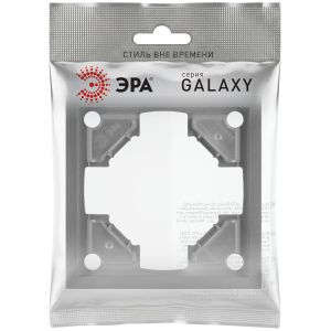 Рамка для розеток и выключателей ЭРА Galaxy 15-5001-06 на 1 пост графит