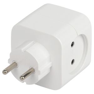 Разветвитель электрический ЭРА SP-2-USB-W на 2 розетки 220V + 2xUSB 2400mA, без заземл 10А (белый) Разветвитель электрический ЭРА SP-2-USB-W на 2 розетки 220V + 2xUSB 2400mA, без заземл 10А (белый)