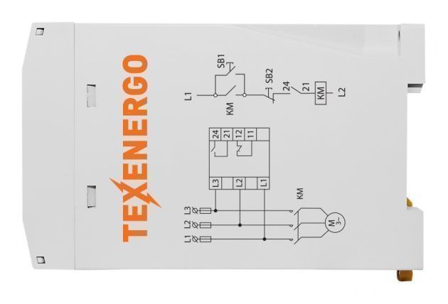 Реле контроля 3-х фазного напряжения ЕЛ 12 МТ 400В Texenergo Реле контроля 3-х фазного напряжения ЕЛ 12 МТ 400В Texenergo