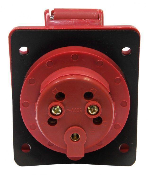Розетка 415 стац. СУ 3Р+PE+N  16А  380В   IP44