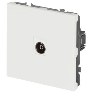 Розетка ЭРА Galaxy 15-3101-08 TV одиночная IP20 белый матовый