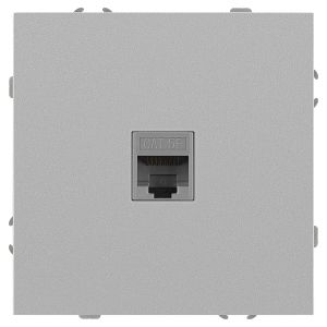 Розетка ЭРА Galaxy 15-3107-03 информационная RJ45 IP20 алюминий