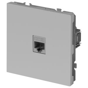 Розетка ЭРА Galaxy 15-3107-03 информационная RJ45 IP20 алюминий