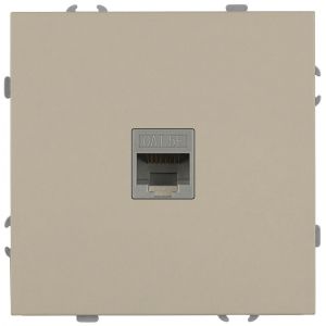 Розетка ЭРА Galaxy 15-3107-04 информационная RJ45 IP20 шампань