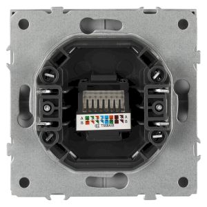 Розетка ЭРА Galaxy 15-3107-06 информационная RJ45 IP20 графит