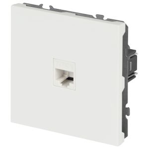 Розетка ЭРА Galaxy 15-3107-08 информационная RJ45 IP20 белый матовый