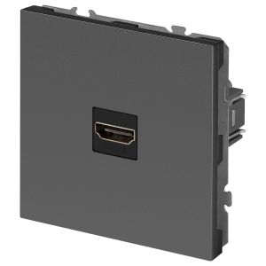 Розетка ЭРА Galaxy 15-3114-06 HDMI IP20 графит