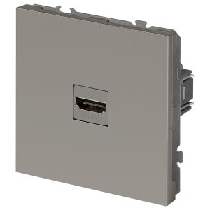 Розетка ЭРА Galaxy 15-3114-07 HDMI IP20 титан
