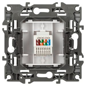 Розетка ЭРА Серия 12 12-3107-16 информационная RJ45, титан