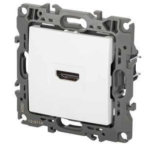 Розетка ЭРА Серия 12 12-3114-01М HDMI, белый матовый Розетка ЭРА Серия 12 12-3114-01М HDMI, белый матовый