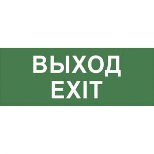 Самоклеящаяся этикетка ЭРА INFO-SSA-111 350х130мм "Выход" SSA-101
