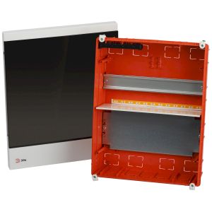 Щит распределительный со слаботочным отсеком ЭРА MultiBox bs-12f встраиваемый пластиковый 12 модулей IP40 Щит распределительный со слаботочным отсеком ЭРА MultiBox bs-12f встраиваемый пластиковый 12 модулей IP40