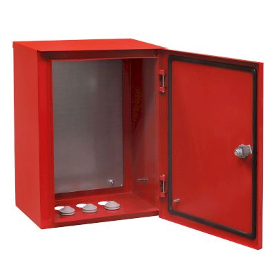 Щит с монтажной панелью ЩМП -04-2 400х300х220 IP54 У2 ТЕ (RAL 3020) Щит с монтажной панелью ЩМП -04-2 400х300х220 IP54 У2 ТЕ (RAL 3020)