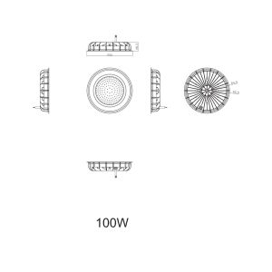 SPP-402-0-50K-100 ЭРА Cветильник cветодиодный подвесной IP65 100Вт 10000Лм 5000К Кп SPP-402-0-50K-100 ЭРА Cветильник cветодиодный подвесной IP65 100Вт 10000Лм 5000К Кп