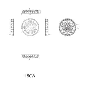 SPP-402-0-50K-150 ЭРА Cветильник cветодиодный подвесной IP65 150Вт 15000Лм 5000К Кп SPP-402-0-50K-150 ЭРА Cветильник cветодиодный подвесной IP65 150Вт 15000Лм 5000К Кп