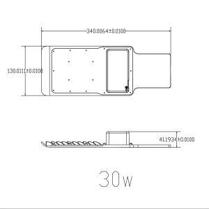 SPP-503-0-50K-030 ЭРА Светильник уличный 30Вт 3000лм 5000К КСС "Ш-с" DOB-SMD 48мм (20/240)