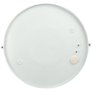 Светильник ЭРА НБП 03-100-002 Акватермо алюминий/стекло решетка IP54 E27 max 100Вт D240 круг белый