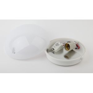 Светильник ЭРА НБП 06-60-102 с фото-шумовым датчиком Сириус IP20 E27 max 60Вт D220 круг белый акустический Светильник ЭРА НБП 06-60-102 с фото-шумовым датчиком Сириус IP20 E27 max 60Вт D220 круг белый акустический