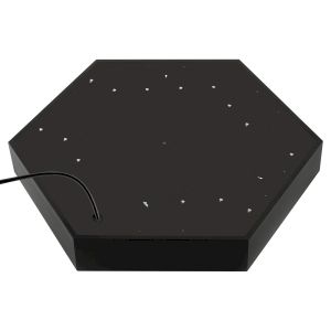 Светильник LED ЭРА Geometria SPO-121-B-40K-038 Hexagon 38Вт 4000K 4000Лм IP40 600*80 черный подвесной драйвер внутри