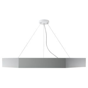 Светильник LED ЭРА Geometria SPO-121-W-40K-038 Hexagon 38Вт 4000K 4000Лм IP40 600*80 белый подвесной драйвер внутри