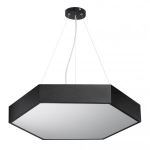 Светильник LED ЭРА Geometria SPO-122-B-40K-066 Hexagon 66Вт 4000К 4800Лм IP40 800*800*80 черный подвесной Светильник LED ЭРА Geometria SPO-122-B-40K-066 Hexagon 66Вт 4000К 4800Лм IP40 800*800*80 черный подвесной