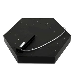 Светильник LED ЭРА Geometria SPO-122-B-40K-066 Hexagon 66Вт 4000К 4800Лм IP40 800*800*80 черный подвесной Светильник LED ЭРА Geometria SPO-122-B-40K-066 Hexagon 66Вт 4000К 4800Лм IP40 800*800*80 черный подвесной