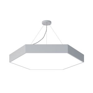 Светильник LED ЭРА Geometria SPO-122-W-40K-066 Hexagon 66Вт 4000К 4800Лм IP40 800*800*80 белый подвесной Светильник LED ЭРА Geometria SPO-122-W-40K-066 Hexagon 66Вт 4000К 4800Лм IP40 800*800*80 белый подвесной