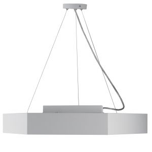 Светильник LED ЭРА Geometria SPO-123-W-40K-045 Hexagon 45Вт 4000К 2500Лм IP40 600*600*80 белый подвесной Светильник LED ЭРА Geometria SPO-123-W-40K-045 Hexagon 45Вт 4000К 2500Лм IP40 600*600*80 белый подвесной