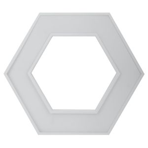 Светильник LED ЭРА Geometria SPO-123-W-40K-045 Hexagon 45Вт 4000K 2500Лм IP40 600*80 белый подвесной драйвер внутри Светильник LED ЭРА Geometria SPO-123-W-40K-045 Hexagon 45Вт 4000K 2500Лм IP40 600*80 белый подвесной драйвер внутри