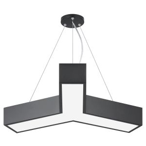 Светильник LED ЭРА Geometria SPO-141-B-40K-028 Igrek 28Вт 4000K 1750Лм IP40 600*80 черный подвесной драйвер внутри