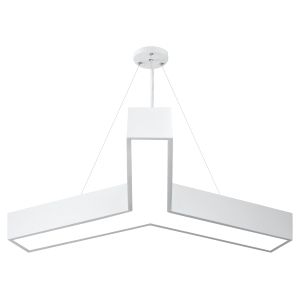 Светильник LED ЭРА Geometria SPO-142-W-40K-044 Igrek 44Вт 4000K 3000Лм IP40 800*80 белый подвесной драйвер внутри