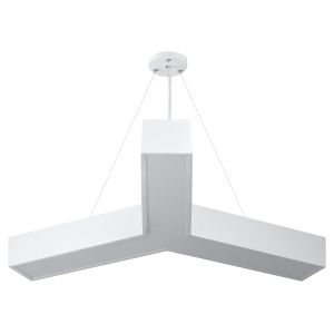 Светильник LED ЭРА Geometria SPO-142-W-40K-044 Igrek 44Вт 4000K 3000Лм IP40 800*80 белый подвесной драйвер внутри