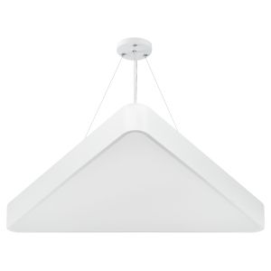 Светильник LED ЭРА Geometria SPO-151-W-40K-030 Delta 30Вт 4000К 2900Лм IP40 600*80 белый подвесной драйвер внутри