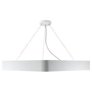 Светильник LED ЭРА Geometria SPO-151-W-40K-030 Delta 30Вт 4000К 2900Лм IP40 600*80 белый подвесной драйвер внутри
