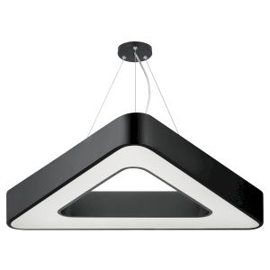 Светильник LED ЭРА Geometria SPO-153-B-40K-030 Delta 30Вт 4000К 2100Лм IP40 600*80 черный подвесной драйвер внутри