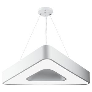 Светильник LED ЭРА Geometria SPO-153-W-40K-030 Delta 30Вт 4000К 2100Лм IP40 600*80 белый подвесной драйвер внутри