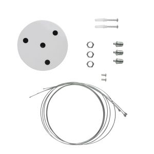 Светильник LED ЭРА Geometria SPO-154-W-40K-042 Delta 42Вт 4000К 2300Лм IP40 800*800*80 белый подвесной