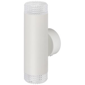 Светильник настенный ЭРА WL50 WH/TR 2*GU10 2*12Вт IP20 белый, прозрачный Светильник настенный ЭРА WL50 WH/TR 2*GU10 2*12Вт IP20 белый, прозрачный