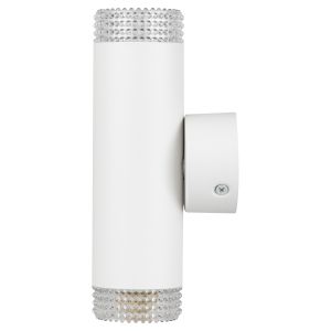 Светильник настенный ЭРА WL50 WH/TR 2*GU10 2*12Вт IP20 белый, прозрачный Светильник настенный ЭРА WL50 WH/TR 2*GU10 2*12Вт IP20 белый, прозрачный