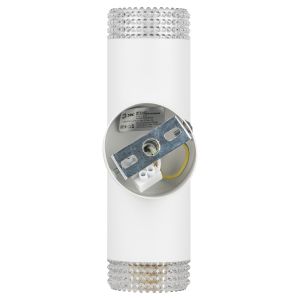 Светильник настенный ЭРА WL50 WH/TR 2*GU10 2*12Вт IP20 белый, прозрачный Светильник настенный ЭРА WL50 WH/TR 2*GU10 2*12Вт IP20 белый, прозрачный
