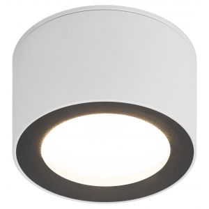 Светильник настенно-потолочный спот ЭРА OL28 WH/BK GX53, черно-белый, IP44 Светильник настенно-потолочный спот ЭРА OL28 WH/BK GX53, черно-белый, IP44