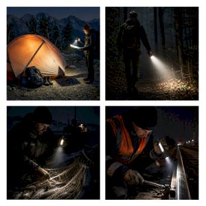 Светодиодный фонарь ЭРА Рабочие Практик RA-708 аккумуляторный 3 Вт LED + 3 Вт COB 5 режимов магнит/клипса USB type C Светодиодный фонарь ЭРА Рабочие Практик RA-708 аккумуляторный 3 Вт LED + 3 Вт COB 5 режимов магнит/клипса USB type C
