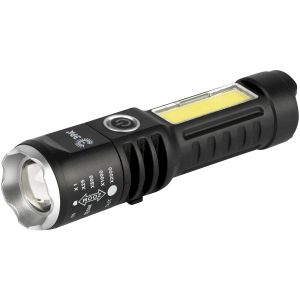 Светодиодный фонарь ЭРА UA-403 универсальный аккумуляторный 5 Вт LED + 3 Вт COB оптический Zoom 4 режима USB type C Светодиодный фонарь ЭРА UA-403 универсальный аккумуляторный 5 Вт LED + 3 Вт COB оптический Zoom 4 режима USB type C